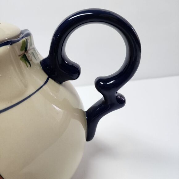 Cracker Barrel Farmhouse Rooster Porcelain Tea Pot - Picture 2 of 9